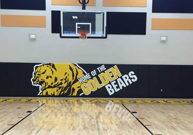 Golden Bears Gym Padding Image