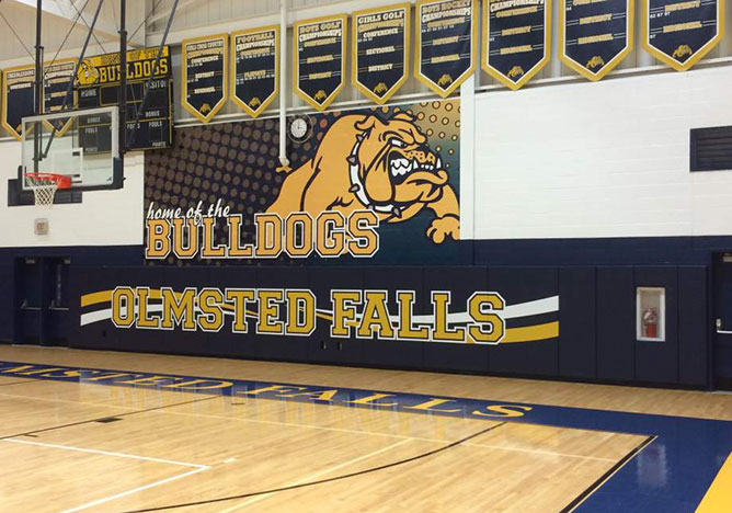 Olmsted Falls Gym Padding Image
