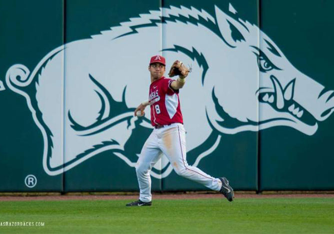 Arkansas Logo Outfield Padding Image